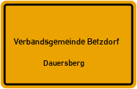 Grubenstraße in Verbandsgemeinde BetzdorfDauersberg