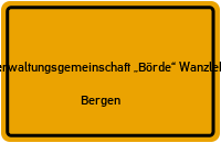 Ordensbreite in Verwaltungsgemeinschaft „Börde“ WanzlebenBergen