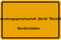 Domersleber Weg in Verwaltungsgemeinschaft „Börde“ WanzlebenRemkersleben