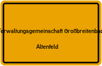 Quergasse in Verwaltungsgemeinschaft GroßbreitenbachAltenfeld