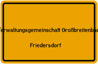 Friedersdorf in Verwaltungsgemeinschaft GroßbreitenbachFriedersdorf