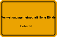 Friedensstraße in Verwaltungsgemeinschaft Hohe BördeBebertal
