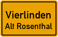 Platkower Weg in VierlindenAlt Rosenthal
