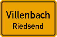 Riedstraße in VillenbachRiedsend