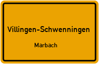 Straßenverzeichnis Villingen-Schwenningen Marbach