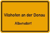 Straßenverzeichnis Vilshofen an der Donau Albersdorf