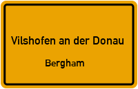 Straßenverzeichnis Vilshofen an der Donau Bergham