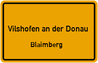 Straßenverzeichnis Vilshofen an der Donau Blaimberg