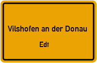 Straßenverzeichnis Vilshofen an der Donau Edt