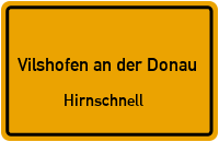 Straßenverzeichnis Vilshofen an der Donau Hirnschnell