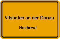 Straßenverzeichnis Vilshofen an der Donau Hochreut