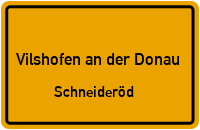 Straßenverzeichnis Vilshofen an der Donau Schneideröd