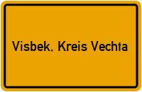 City Sign Visbek, Kreis Vechta