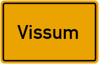 Ortsschild von Gemeinde Vissum in Sachsen-Anhalt