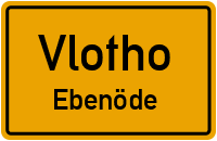 Oeynhausener Straße in VlothoEbenöde