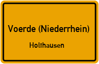 Gildeweg in Voerde (Niederrhein)Holthausen