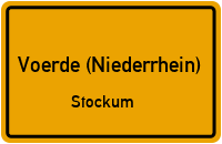 Straßenverzeichnis Voerde (Niederrhein) Stockum