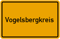 Ortsschild Vogelsbergkreis