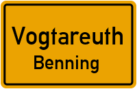Straßenverzeichnis Vogtareuth Benning
