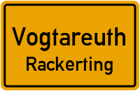 Straßenverzeichnis Vogtareuth Rackerting