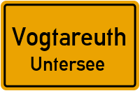 Straßenverzeichnis Vogtareuth Untersee