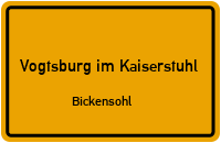 Eschbachstraße in 79235 Vogtsburg im Kaiserstuhl (Bickensohl)