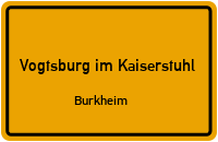 Steingrubenweg in 79235 Vogtsburg im Kaiserstuhl (Burkheim)
