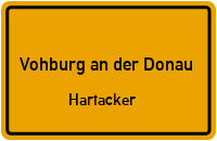Ahornstraße in Vohburg an der DonauHartacker