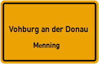 Köschinger Weg in Vohburg an der DonauMenning