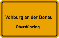 Schützenstraße in Vohburg an der DonauOberdünzing