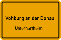 Pförringer Straße in Vohburg an der DonauUnterhartheim