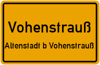 Bahnhofstraße in VohenstraußAltenstadt b.Vohenstrauß