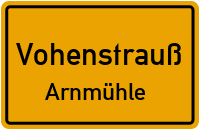 Straßenverzeichnis Vohenstrauß Arnmühle
