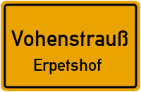 Straßenverzeichnis Vohenstrauß Erpetshof
