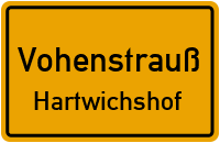 Straßenverzeichnis Vohenstrauß Hartwichshof