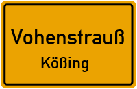 Straßenverzeichnis Vohenstrauß Kößing