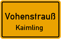 Irchenriether Straße in VohenstraußKaimling
