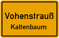 Straßenverzeichnis Vohenstrauß Kaltenbaum