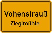 Straßenverzeichnis Vohenstrauß Zieglmühle