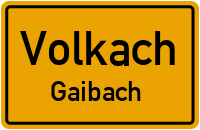 Straßenverzeichnis Volkach Gaibach