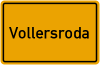 City Sign Vollersroda