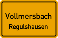 Bornfeldstraße in VollmersbachRegulshausen