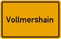 City Sign Vollmershain