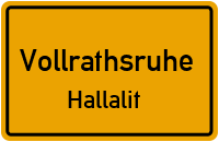 Hallaliter Weg in VollrathsruheHallalit