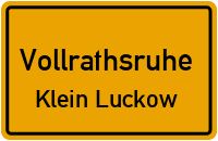 Luckower Weg in VollrathsruheKlein Luckow