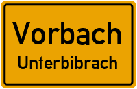 Unterbibracher Str. in VorbachUnterbibrach