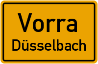 Straßen in Vorra Düsselbach