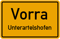 Bahnhofstraße in VorraUnterartelshofen