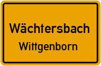 Siedlungsstraße in WächtersbachWittgenborn