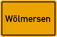 City Sign Wölmersen
